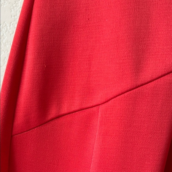 Reiss Red Sheath Dress V-Neck Sleeveless Cocktail size 2 - Picture 4 of 13